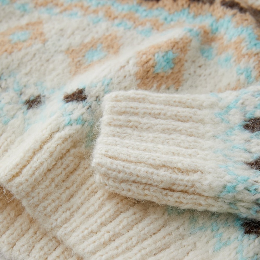 Zara Hooded Jacquard Sweater - Picture 2 of 6